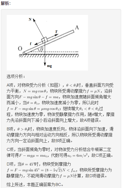 四,轻绳,杆模型